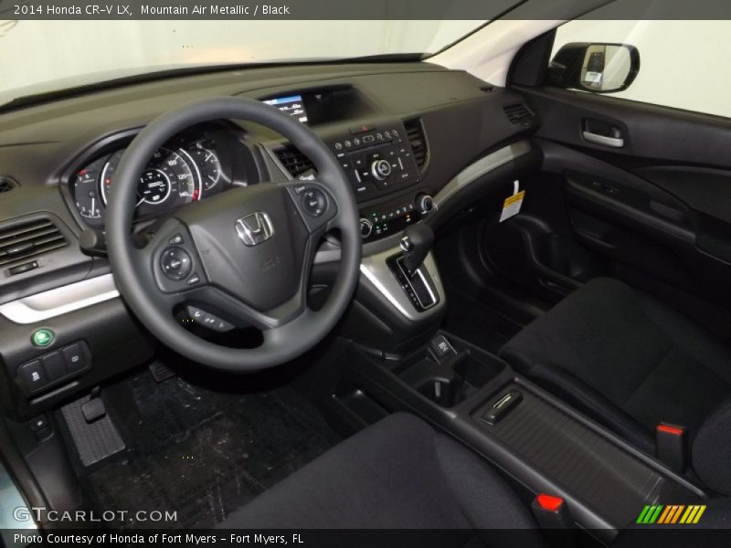 Mountain Air Metallic / Black 2014 Honda CR-V LX