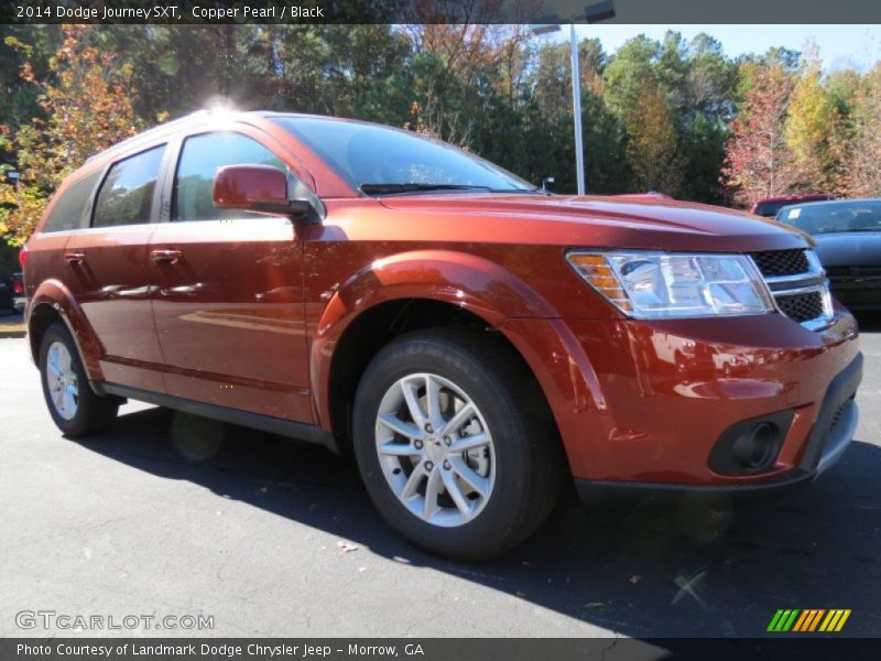Copper Pearl / Black 2014 Dodge Journey SXT