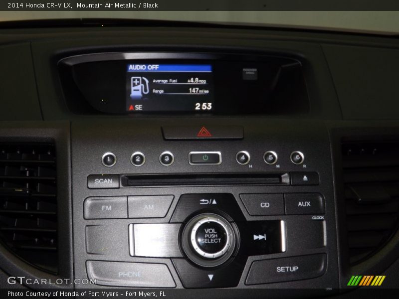 Mountain Air Metallic / Black 2014 Honda CR-V LX