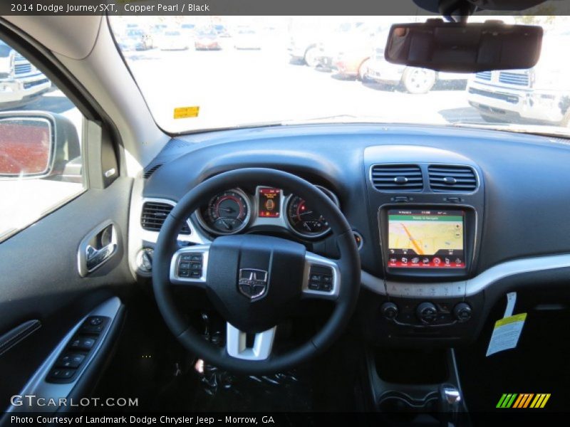 Copper Pearl / Black 2014 Dodge Journey SXT