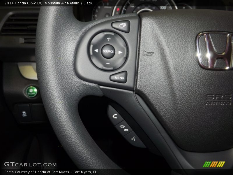 Mountain Air Metallic / Black 2014 Honda CR-V LX
