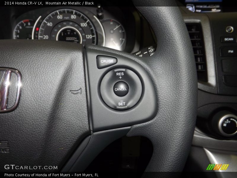 Mountain Air Metallic / Black 2014 Honda CR-V LX