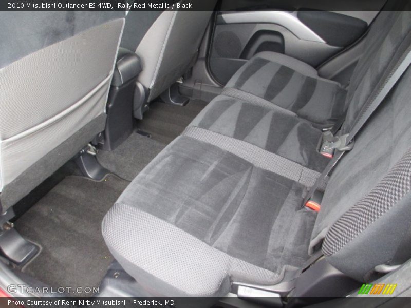 Rally Red Metallic / Black 2010 Mitsubishi Outlander ES 4WD