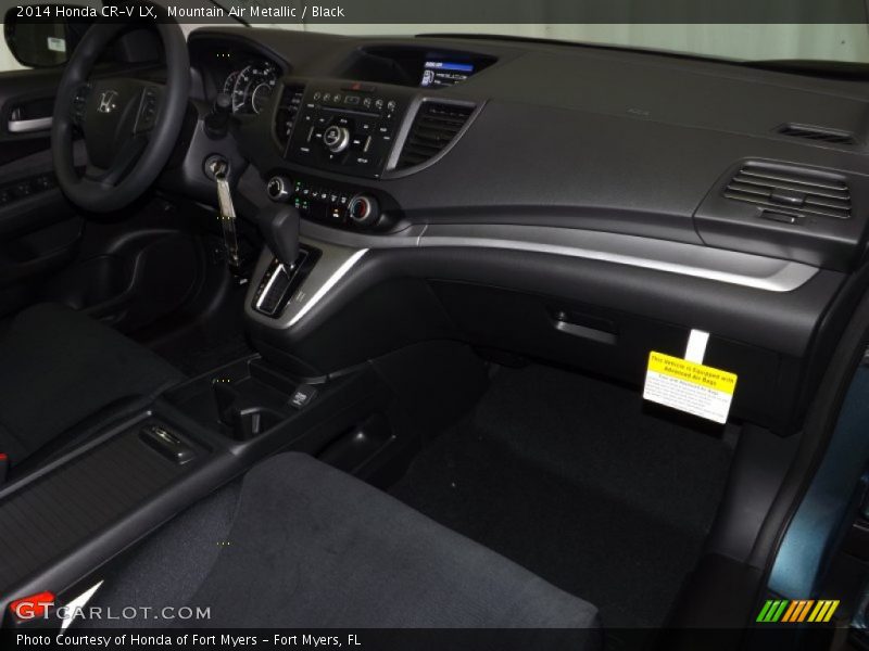 Mountain Air Metallic / Black 2014 Honda CR-V LX