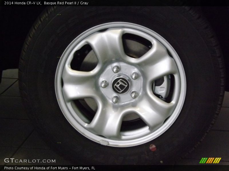 Basque Red Pearl II / Gray 2014 Honda CR-V LX