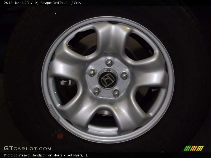 Basque Red Pearl II / Gray 2014 Honda CR-V LX