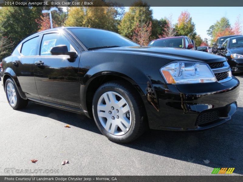 Black Clear Coat / Black 2014 Dodge Avenger SE