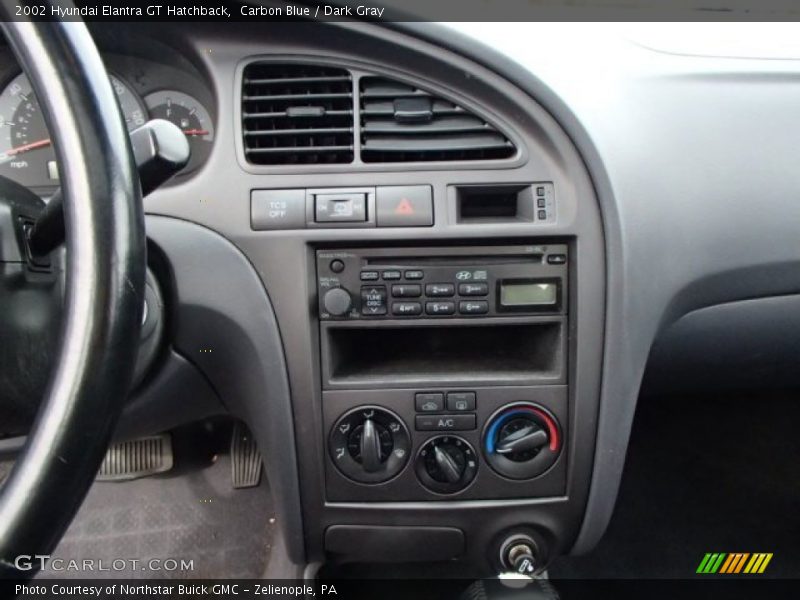 Carbon Blue / Dark Gray 2002 Hyundai Elantra GT Hatchback