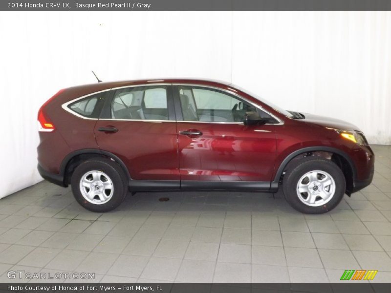 Basque Red Pearl II / Gray 2014 Honda CR-V LX