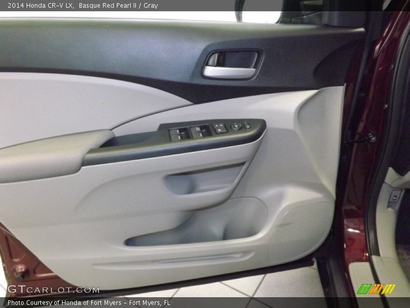 Basque Red Pearl II / Gray 2014 Honda CR-V LX