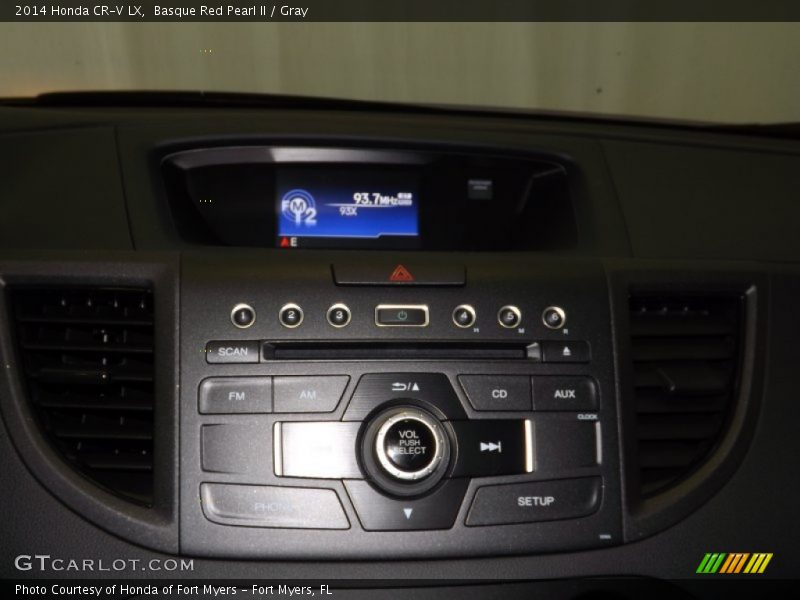 Basque Red Pearl II / Gray 2014 Honda CR-V LX