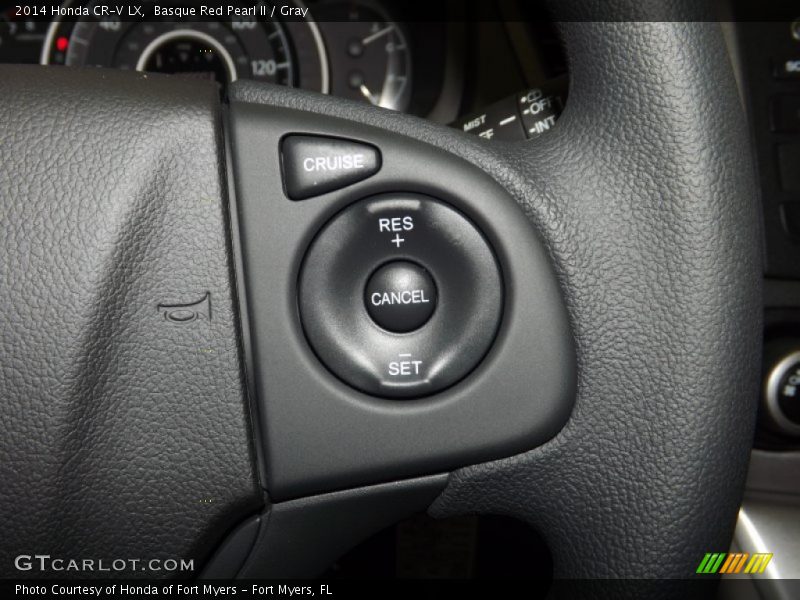 Basque Red Pearl II / Gray 2014 Honda CR-V LX