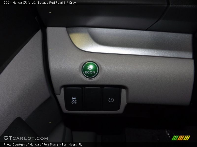 Basque Red Pearl II / Gray 2014 Honda CR-V LX