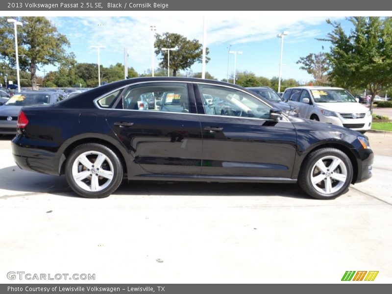 Black / Cornsilk Beige 2013 Volkswagen Passat 2.5L SE