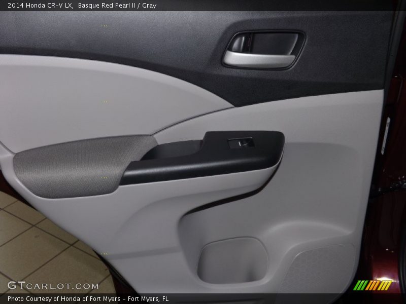 Basque Red Pearl II / Gray 2014 Honda CR-V LX