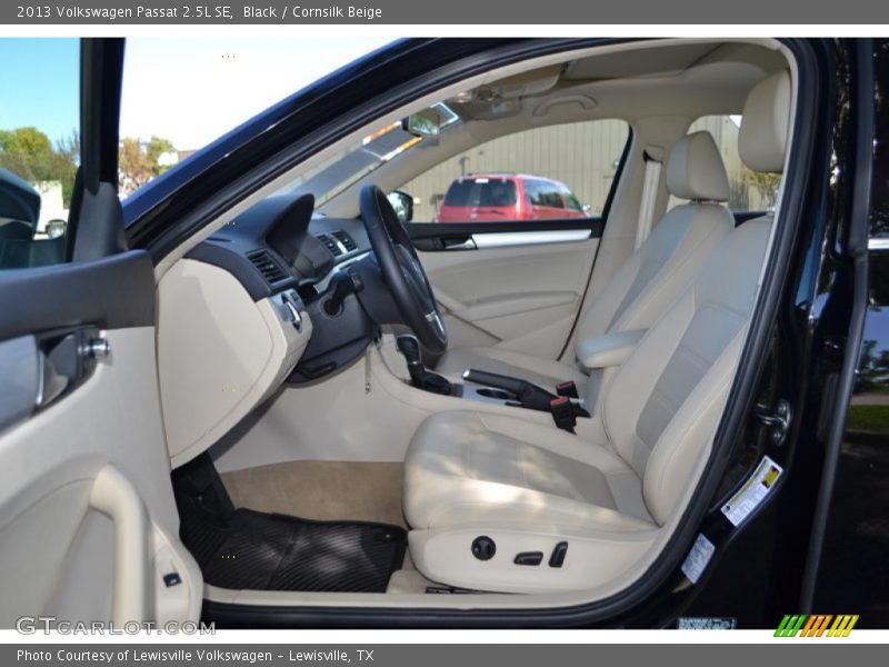 Black / Cornsilk Beige 2013 Volkswagen Passat 2.5L SE