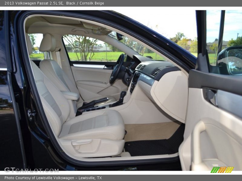 Black / Cornsilk Beige 2013 Volkswagen Passat 2.5L SE