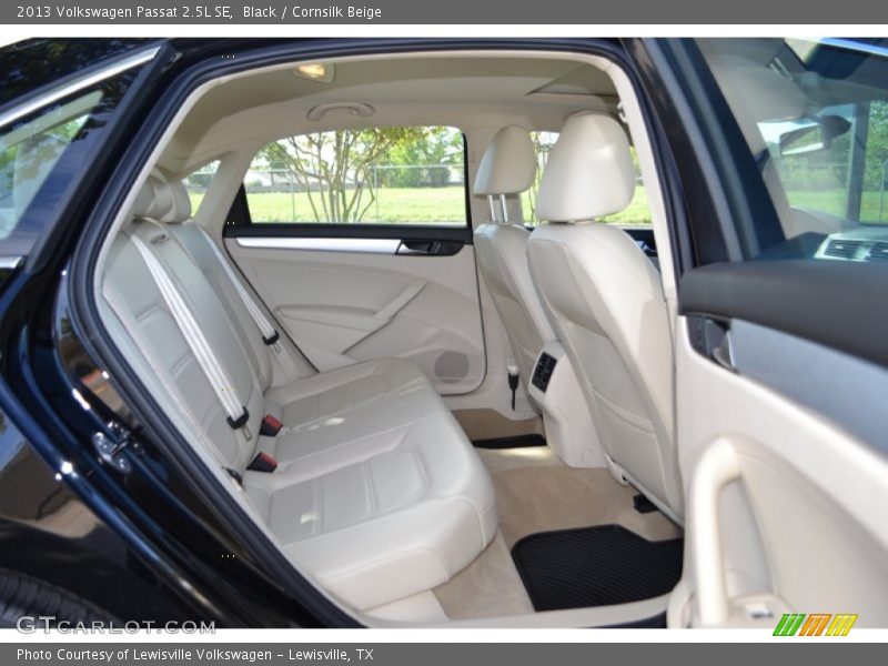 Black / Cornsilk Beige 2013 Volkswagen Passat 2.5L SE