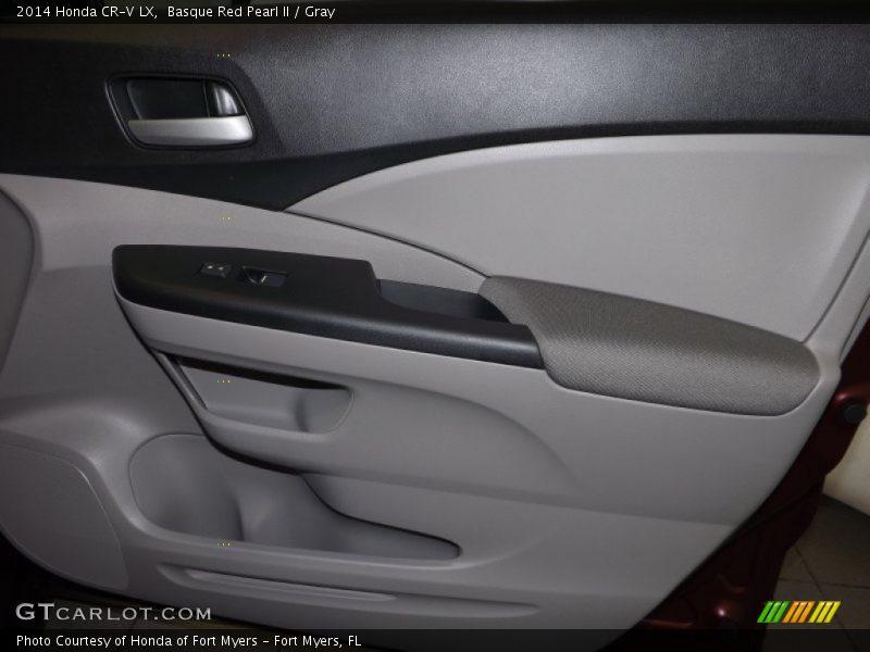 Basque Red Pearl II / Gray 2014 Honda CR-V LX