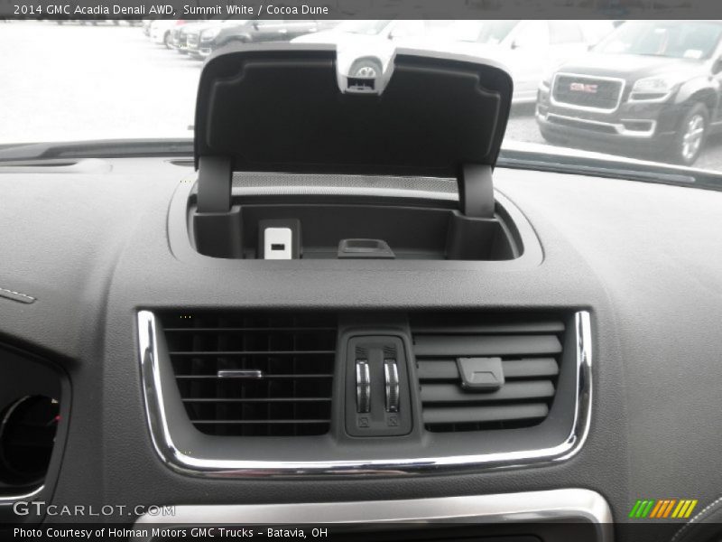 Summit White / Cocoa Dune 2014 GMC Acadia Denali AWD