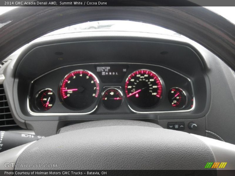 Summit White / Cocoa Dune 2014 GMC Acadia Denali AWD