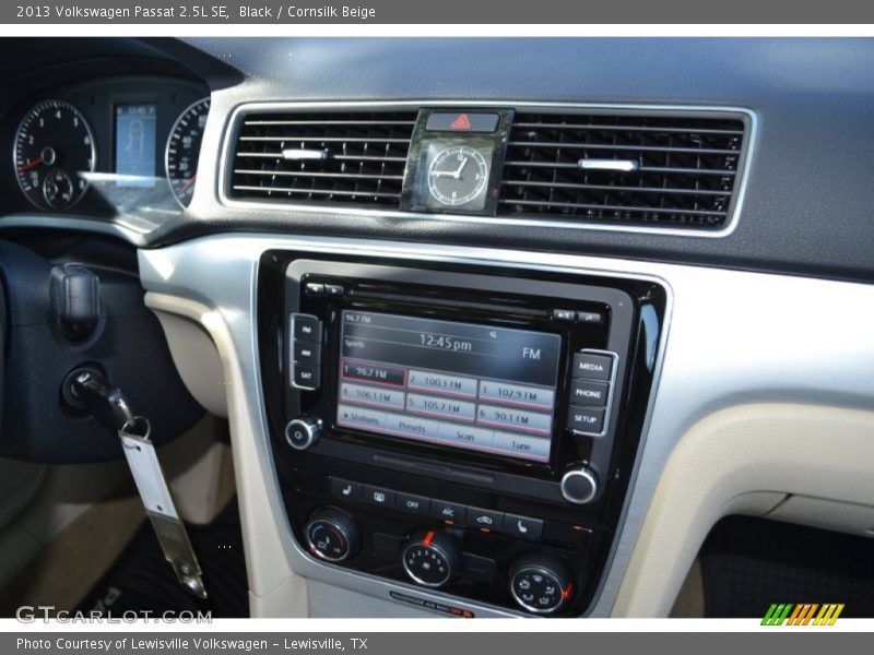 Black / Cornsilk Beige 2013 Volkswagen Passat 2.5L SE