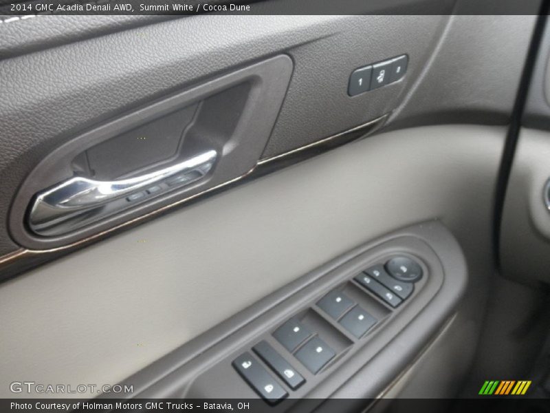 Summit White / Cocoa Dune 2014 GMC Acadia Denali AWD