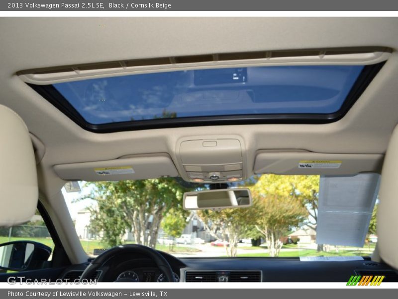 Black / Cornsilk Beige 2013 Volkswagen Passat 2.5L SE