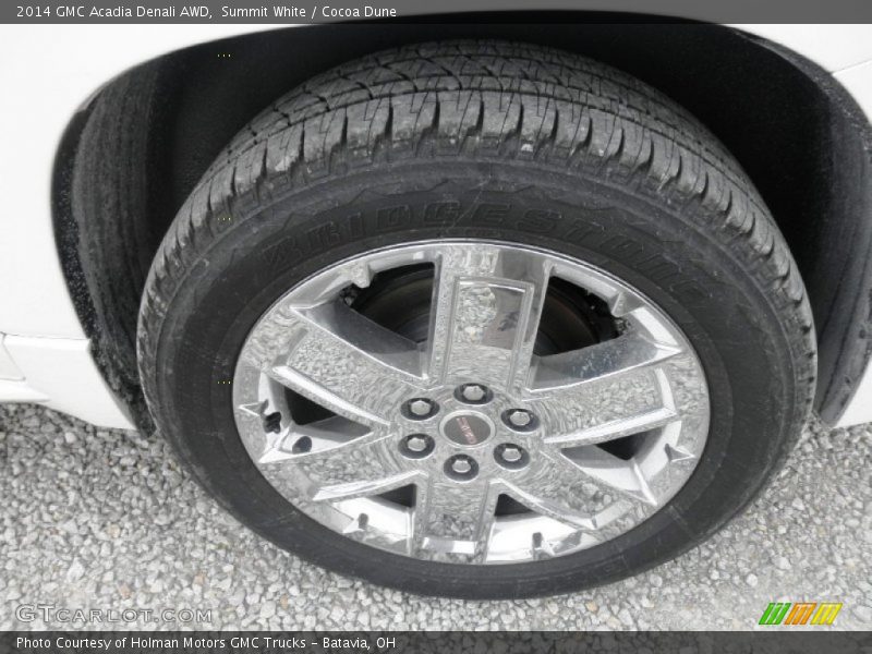 Summit White / Cocoa Dune 2014 GMC Acadia Denali AWD