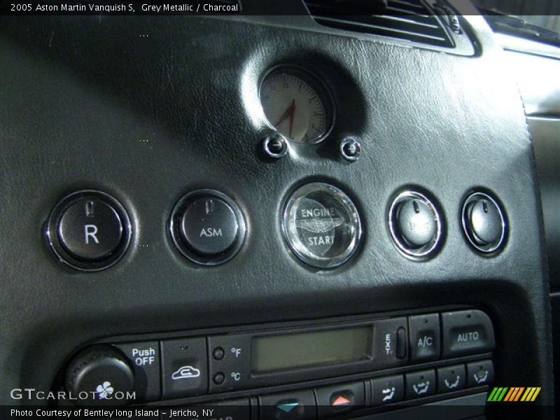 2006 Aston Martin Vanquish S, Grey/Black, Front Console Detail - 2005 Aston Martin Vanquish S