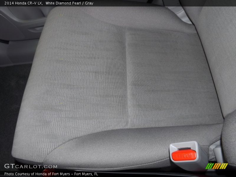 White Diamond Pearl / Gray 2014 Honda CR-V LX