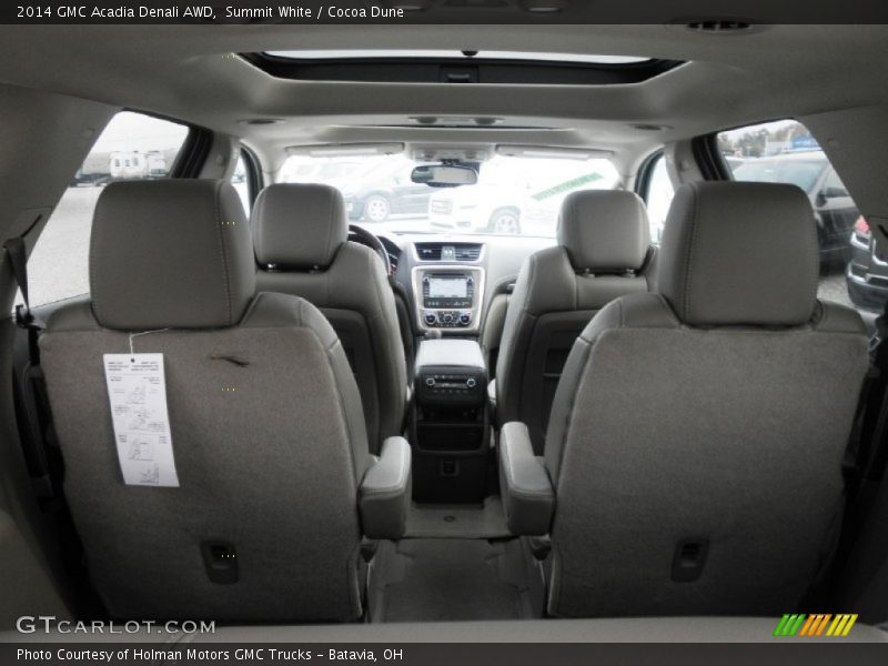 Summit White / Cocoa Dune 2014 GMC Acadia Denali AWD
