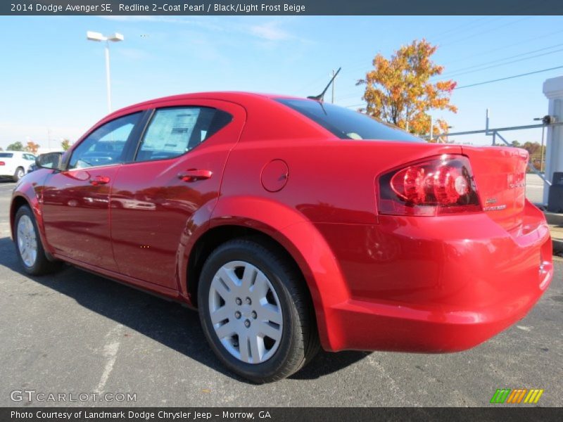 Redline 2-Coat Pearl / Black/Light Frost Beige 2014 Dodge Avenger SE