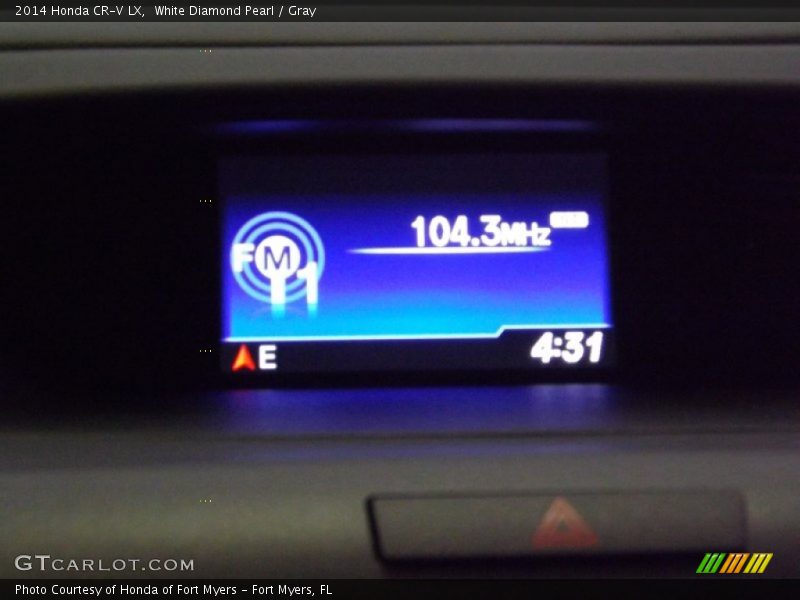 White Diamond Pearl / Gray 2014 Honda CR-V LX