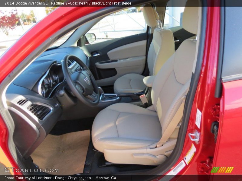 Redline 2-Coat Pearl / Black/Light Frost Beige 2014 Dodge Avenger SE