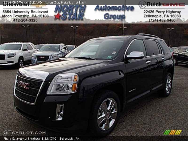 Ashen Gray Metallic / Jet Black 2014 GMC Terrain SLE AWD