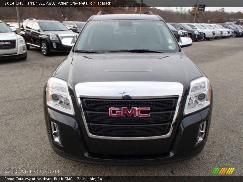 Ashen Gray Metallic / Jet Black 2014 GMC Terrain SLE AWD