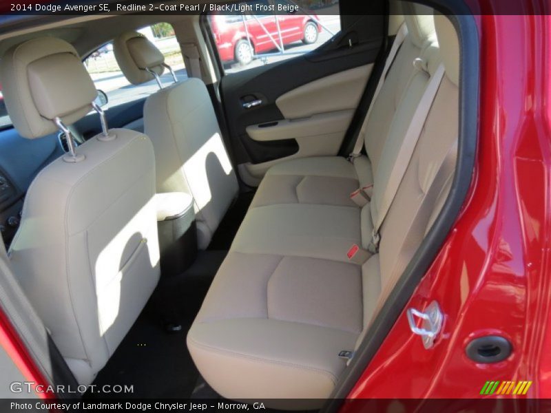 Redline 2-Coat Pearl / Black/Light Frost Beige 2014 Dodge Avenger SE
