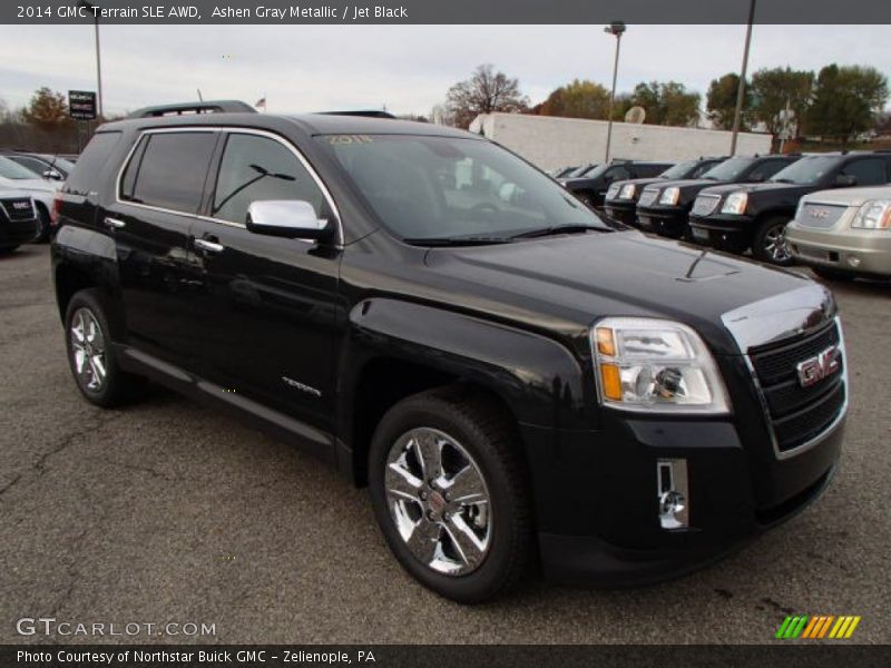 Ashen Gray Metallic / Jet Black 2014 GMC Terrain SLE AWD