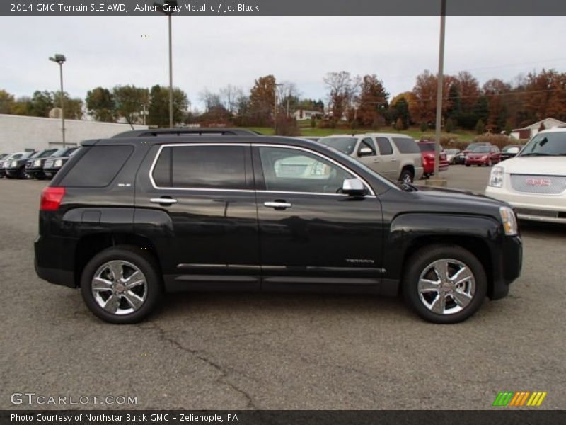 Ashen Gray Metallic / Jet Black 2014 GMC Terrain SLE AWD