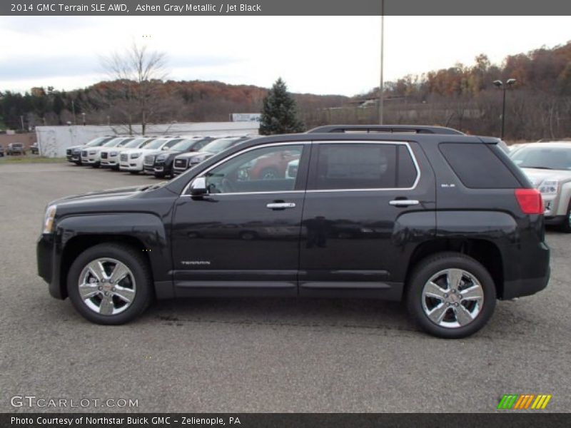 Ashen Gray Metallic / Jet Black 2014 GMC Terrain SLE AWD