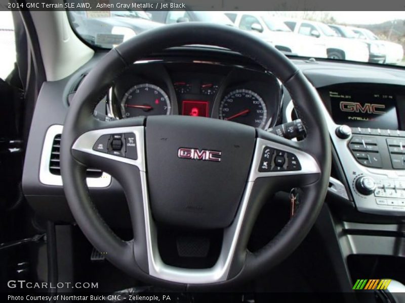 Ashen Gray Metallic / Jet Black 2014 GMC Terrain SLE AWD