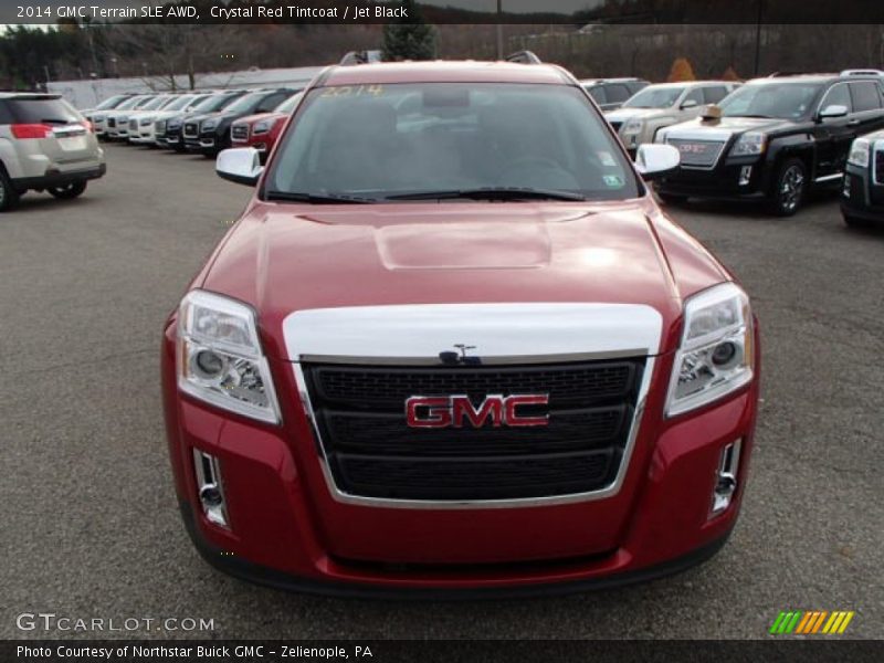 Crystal Red Tintcoat / Jet Black 2014 GMC Terrain SLE AWD
