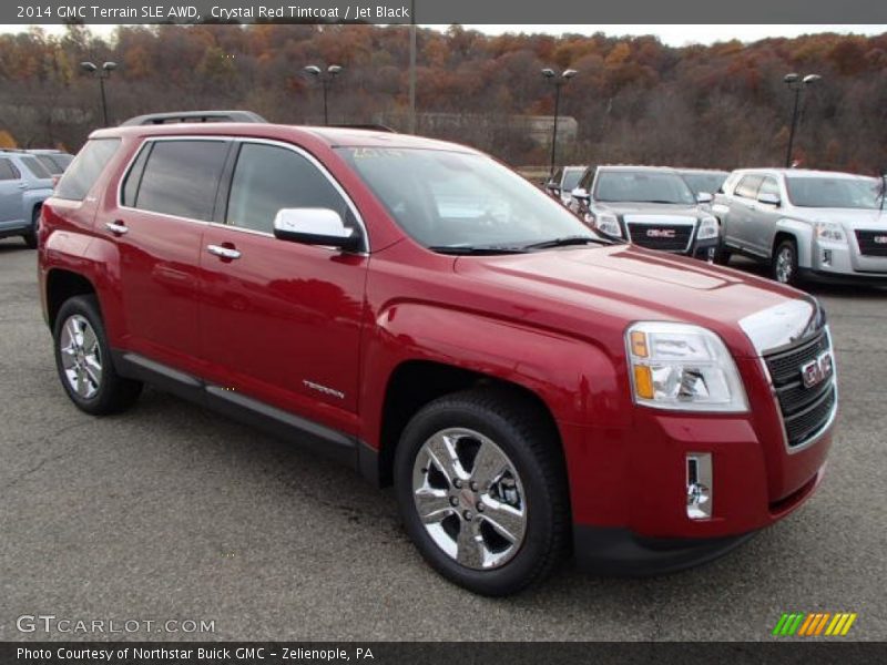 Crystal Red Tintcoat / Jet Black 2014 GMC Terrain SLE AWD
