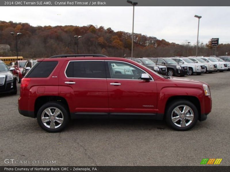 Crystal Red Tintcoat / Jet Black 2014 GMC Terrain SLE AWD