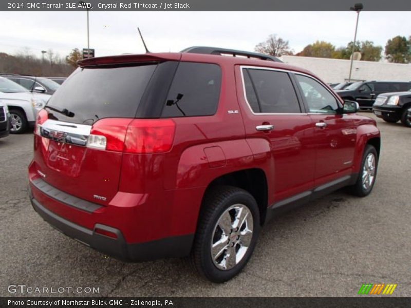 Crystal Red Tintcoat / Jet Black 2014 GMC Terrain SLE AWD