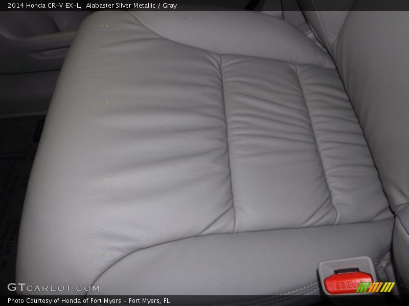 Alabaster Silver Metallic / Gray 2014 Honda CR-V EX-L