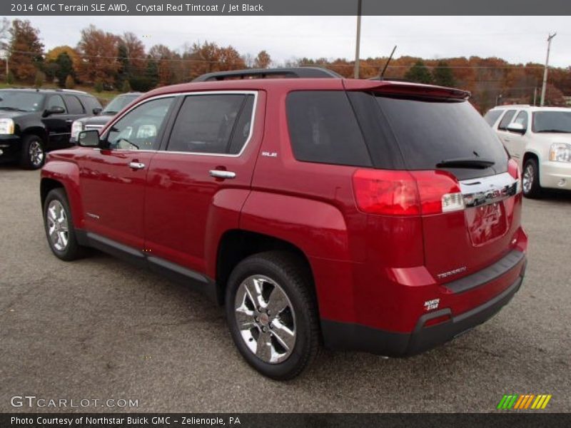 Crystal Red Tintcoat / Jet Black 2014 GMC Terrain SLE AWD
