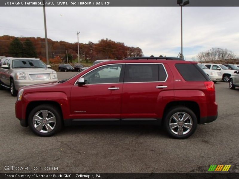 Crystal Red Tintcoat / Jet Black 2014 GMC Terrain SLE AWD