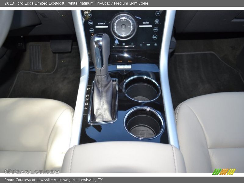 White Platinum Tri-Coat / Medium Light Stone 2013 Ford Edge Limited EcoBoost